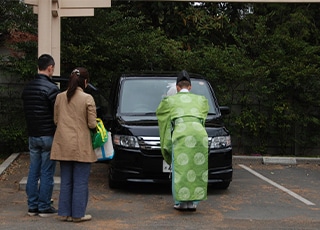 自動車の祓い
